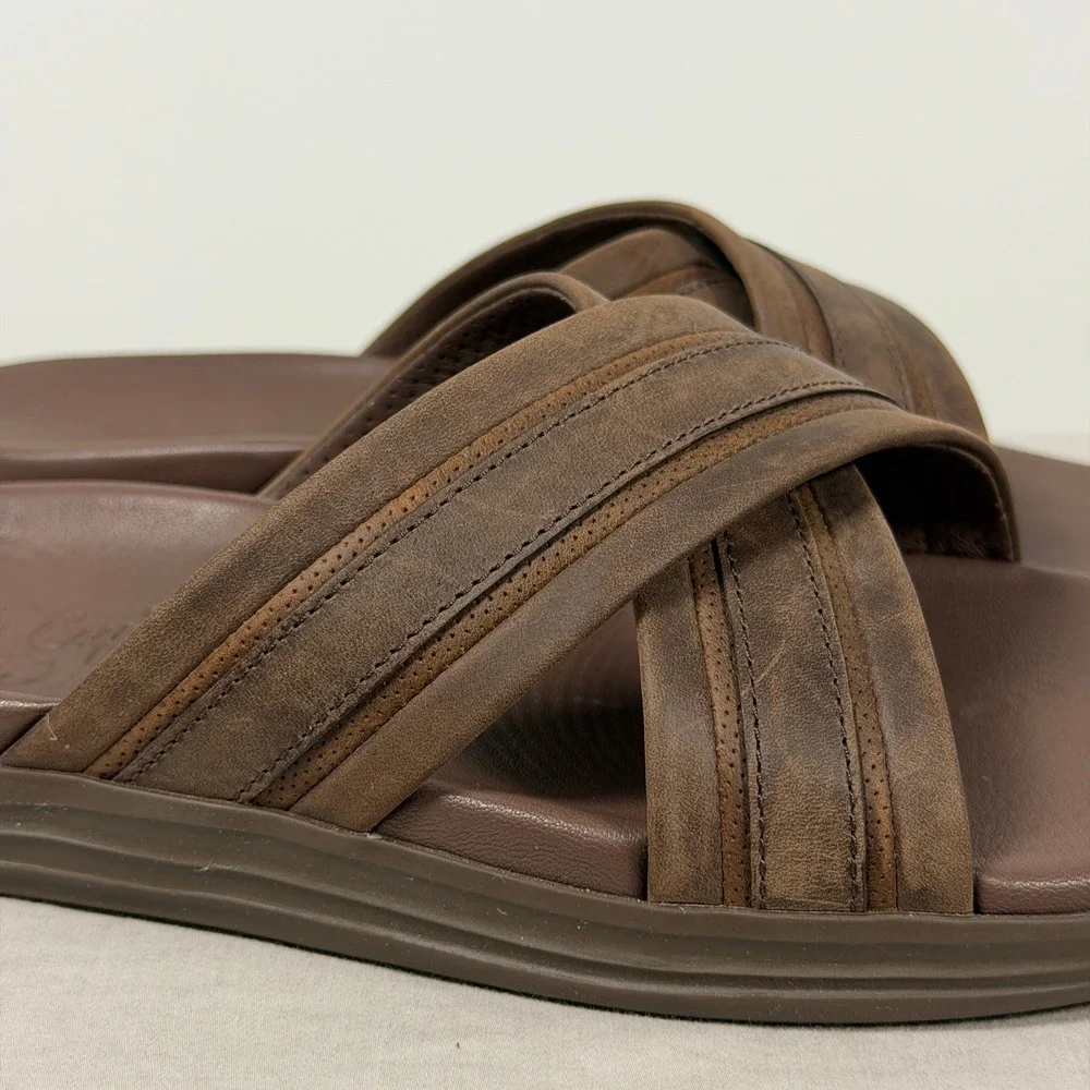 Sperry Gold Cup Size 9M Regatta X Strap Leather Sandals STS19037
